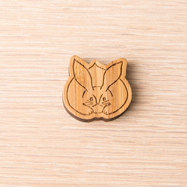 AKOMEYA 吉祥文様マグネット　真向き兎（うさぎ）