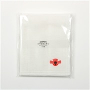 AKOMEYA かや生地ふきん　刺繍 赤