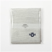 AKOMEYA かや生地ふきん　備長炭 刺繍