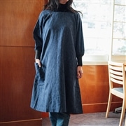 AKOMEYA×kapoc　割烹着(ネイビー)