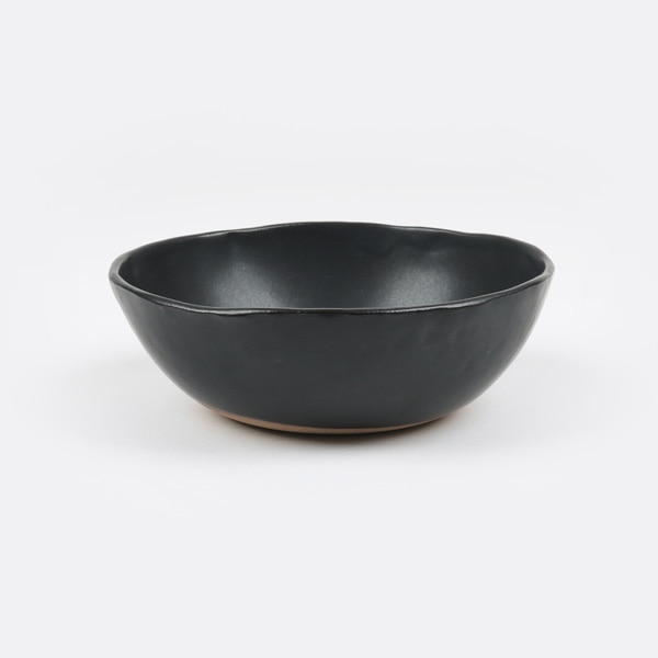 笠間焼向山窯　ヘルッカセラミカ　ボウル13cm　ブラック