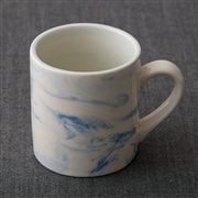 AKOMEYA 練り込み切立マグ　ブルー