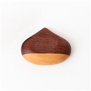 栗箸置　赤木・ツゲ