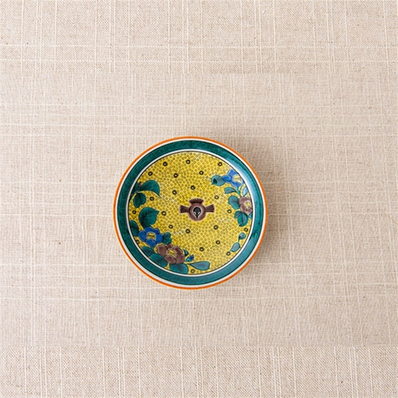 九谷焼×AKOMEYA 豆皿　福良雀5