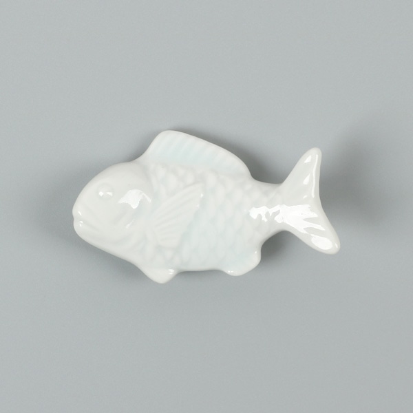鯛　箸置　白