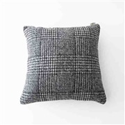 クッションカバー45×45　チェック　グレイ　※カバーの単品販売