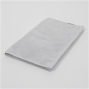 アコメヤオリジナル　毎日使ってもへたらないタオル　フェイスタオル　ライトグレー