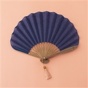 西川庄六商店×昇苑クミヒモ　扇子　コイアイ