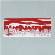 AKOMEYA　日本拓景てぬぐい　型染（赤）