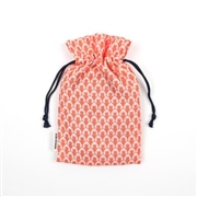 kichijitsu ×　AKOMEYA　御朱印帳入れ巾着　朱色