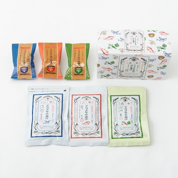 アコメヤの出汁味噌汁＆出汁　各3種セット　BOX入り