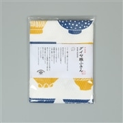 AKOMEYA　ダイヤ織ふきん　茶碗　ブルー