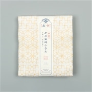 かや生地ふきん　十字つなぎ イエロー