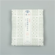 かや生地ふきん　花刺 グリーン