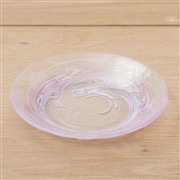 津軽びいどろ×AKOMEYA　桜風　小皿