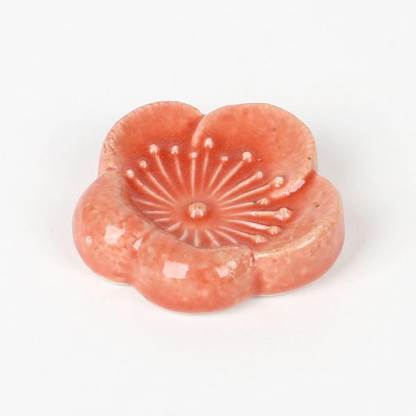 梅　箸置　紅