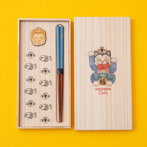 【2/15発売】AKOMEYA Cat's　箸セット　福