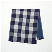 AKOMEYA　軽くて乾きやすいガーゼパイル　フェイスタオル　ブルー