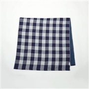 AKOMEYA　軽くて乾きやすいガーゼパイル　バスタオル　ブルー