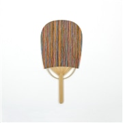 AKOMEYA 友禅紙豆うちわ　細縞