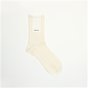 hakne シルクスムースソックス　オフホワイト