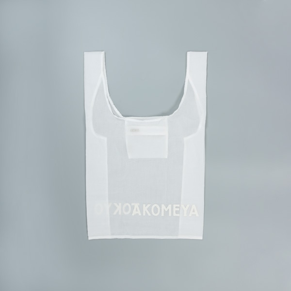 AKOMEYA TOKYO　コンパクトエコバッグ　ホワイト