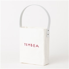 TEMBEA/ SINGLE TOTE HIMAA LOGO WHITE