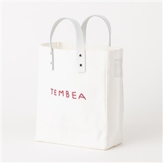TEMBEA/ PAPER TOTE HIMAA LOGO WHITE
