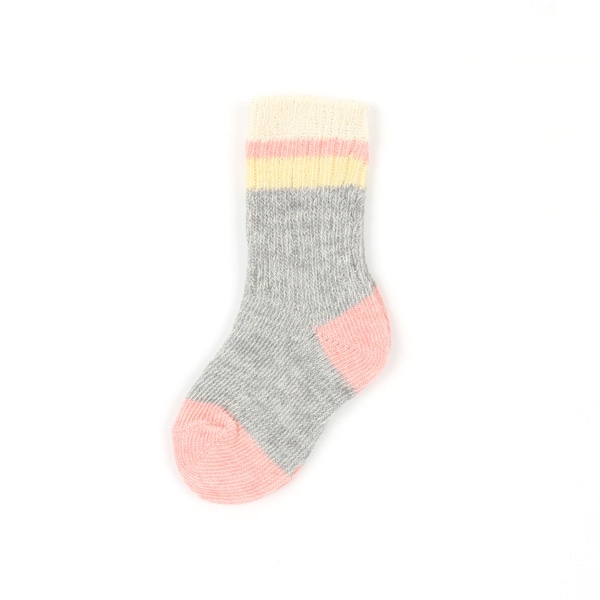 天衣無縫　やわらかリブソックス　11～12cm ピンク