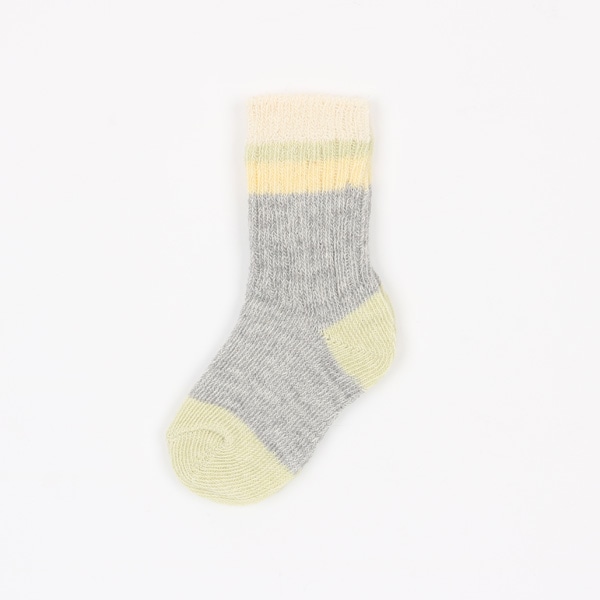 天衣無縫　やわらかリブソックス　11～12cm グレー
