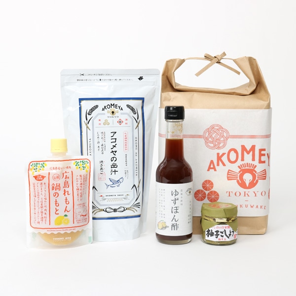 AKOMEYAのお鍋の調味料セット オンラインショップ限定-贈りものに