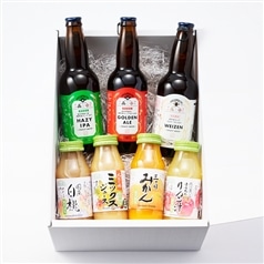 AKOMEYA TOKYO/ アコメヤオリジナルビール＆順造選ジュースセット