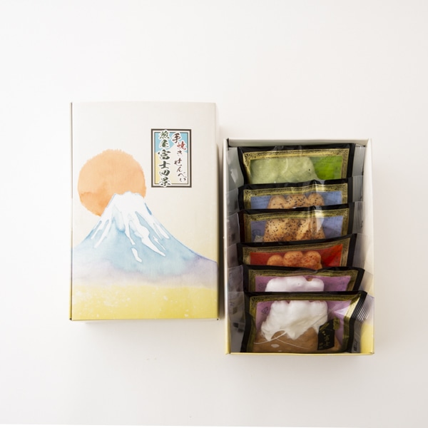 手焼きせんべい煎屋　富士四景