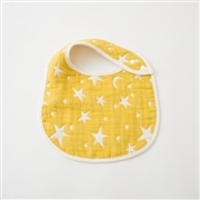 OVLOV ベビー　スタイ6重ガーゼ　スタームーン　イエロー