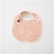 OVLOV ベビー　スタイ6重ガーゼ　ピースNEW　ライトピンク