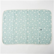 OVLOV ベビー　ガーゼケット6重　スタームーン　ミントグリーン　70ｘ100