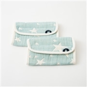 OVLOV ベビー　ベルトカバー 6重ガーゼ　スタームーン　ミントグリーン