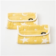 OVLOV ベビー　ベルトカバー 6重ガーゼ　スタームーン　イエロー