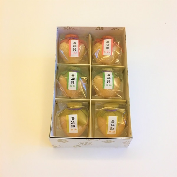 上尾製菓　喜仙詩　６個　AKOMEYA TOKYO限定箱入