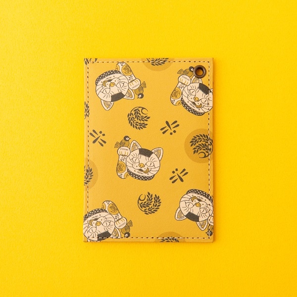 【2/15発売】AKOMEYA Cat's　パスケース　金　イエロー