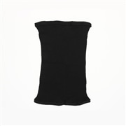 絹屋 シルクリブ　腹巻 鉄黒