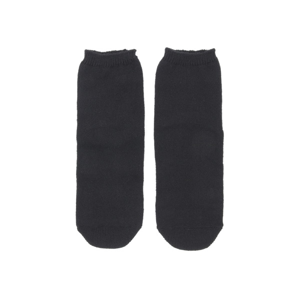 絹屋　極暖　先丸靴下　鉄黒