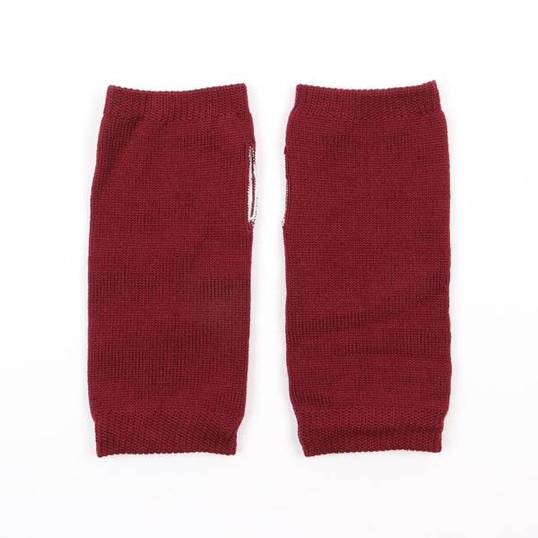 絹屋　極・極暖　アームウォーマー　バーガンディー