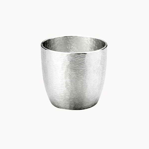 大阪錫器　ぐい呑　如月