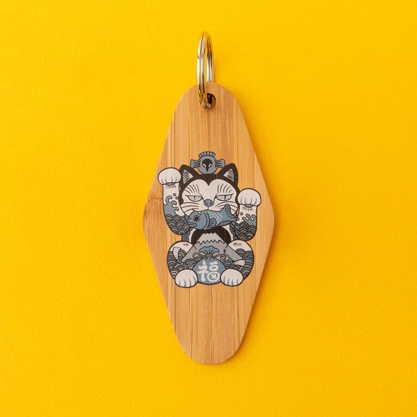 【2/15発売】AKOMEYA Cat's　バンブーキータグ　福