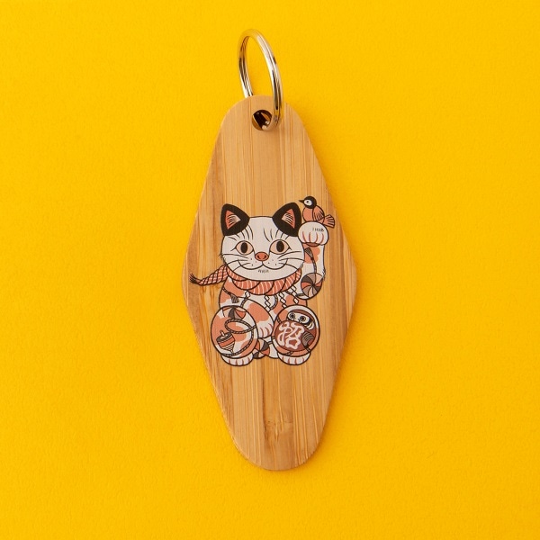 【2/15発売】AKOMEYA Cat's　バンブーキータグ　招