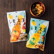 レモスコRED味のり天　60ｇ（左側）
