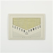 水布人舎　LETTER&TOWLE　イエロー