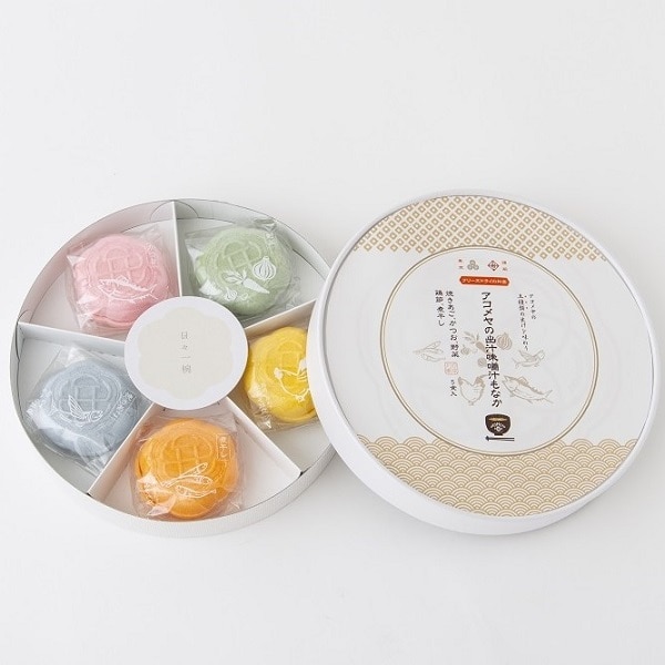 アコメヤの出汁味噌汁もなか　5個箱入