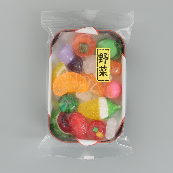 飴　塗皿　野菜